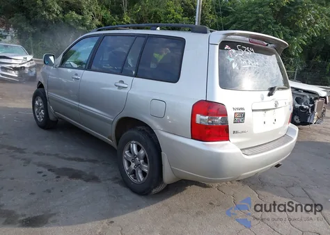 2005 Toyota Highlander V6 z USA, uszkodzony, nr VIN JTEEP21A350095354